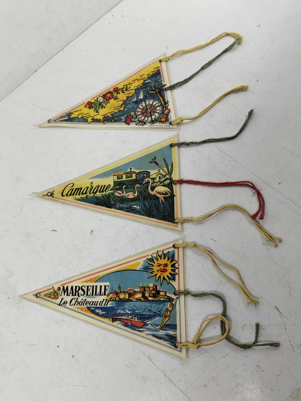 banderin souvenir francia costa azul tela plastico 14x23 consultar modelos